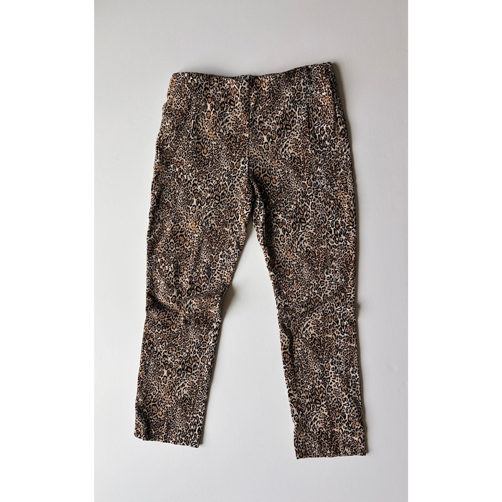 Chico's Pants Women's S Multi-color EUC Leopard Print